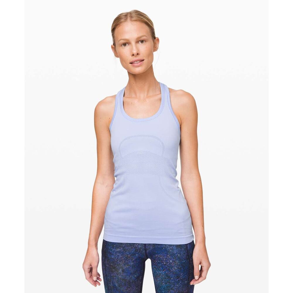 Lululemon Swiftly Tech Racerback Tank Lavender Dusk Purple Size 4 Original Fit